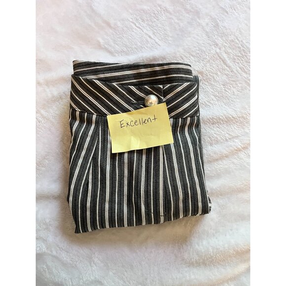 Pinkyotto Womens Striped High-Waisted Ankle Pants Size Small Black/White Casual - Picture 10 of 10